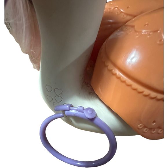 Vintage Tonka Keypers Keepers 1980s Swan Princess Lock Wings Girl Toy *NO KEY* - Picture 12 of 12